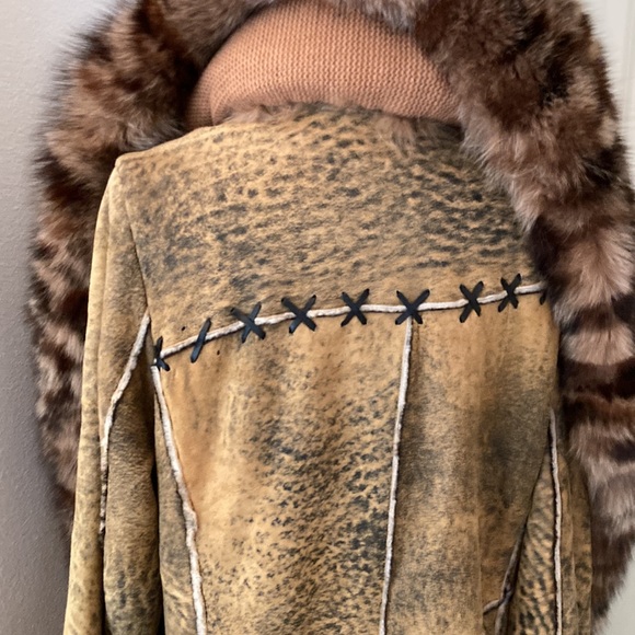 Gorgeous fur coat by Modello Brand new size 44 - Picture 8 of 13